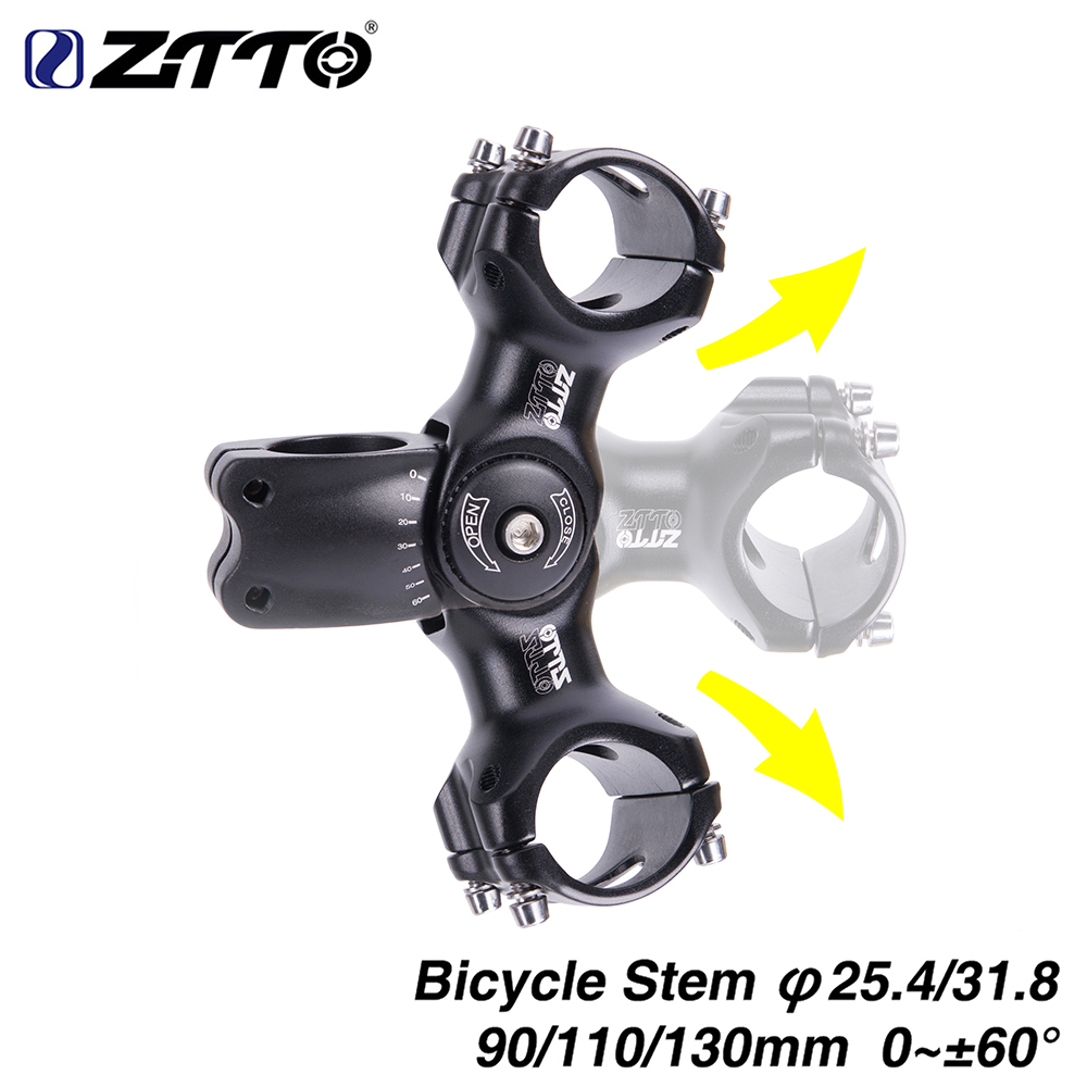 Cycling In City - ZTTO Regulowany mostek rowerowy 31,8 mm