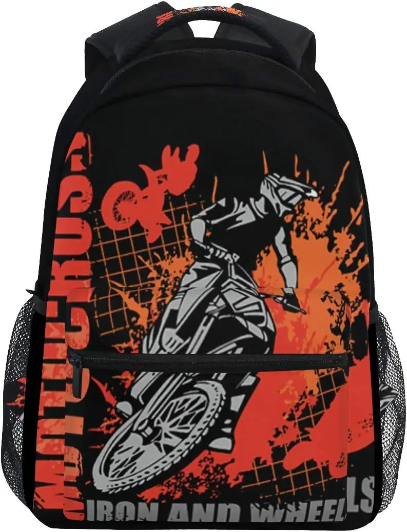 Cycling Commuter Backpack - Plecak motocyklowy Dirt Bike School Bookbag