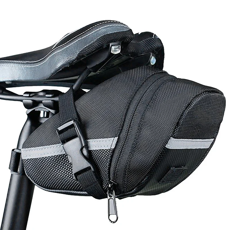 Saddle Bag Under Seat - Torba rowerowa pod siodełko z odblaskowymi