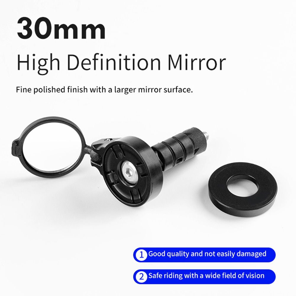 Mirror Handlebar Convex - Lusterko rowerowe wsteczne na kierownicę, antyodblaskowe,