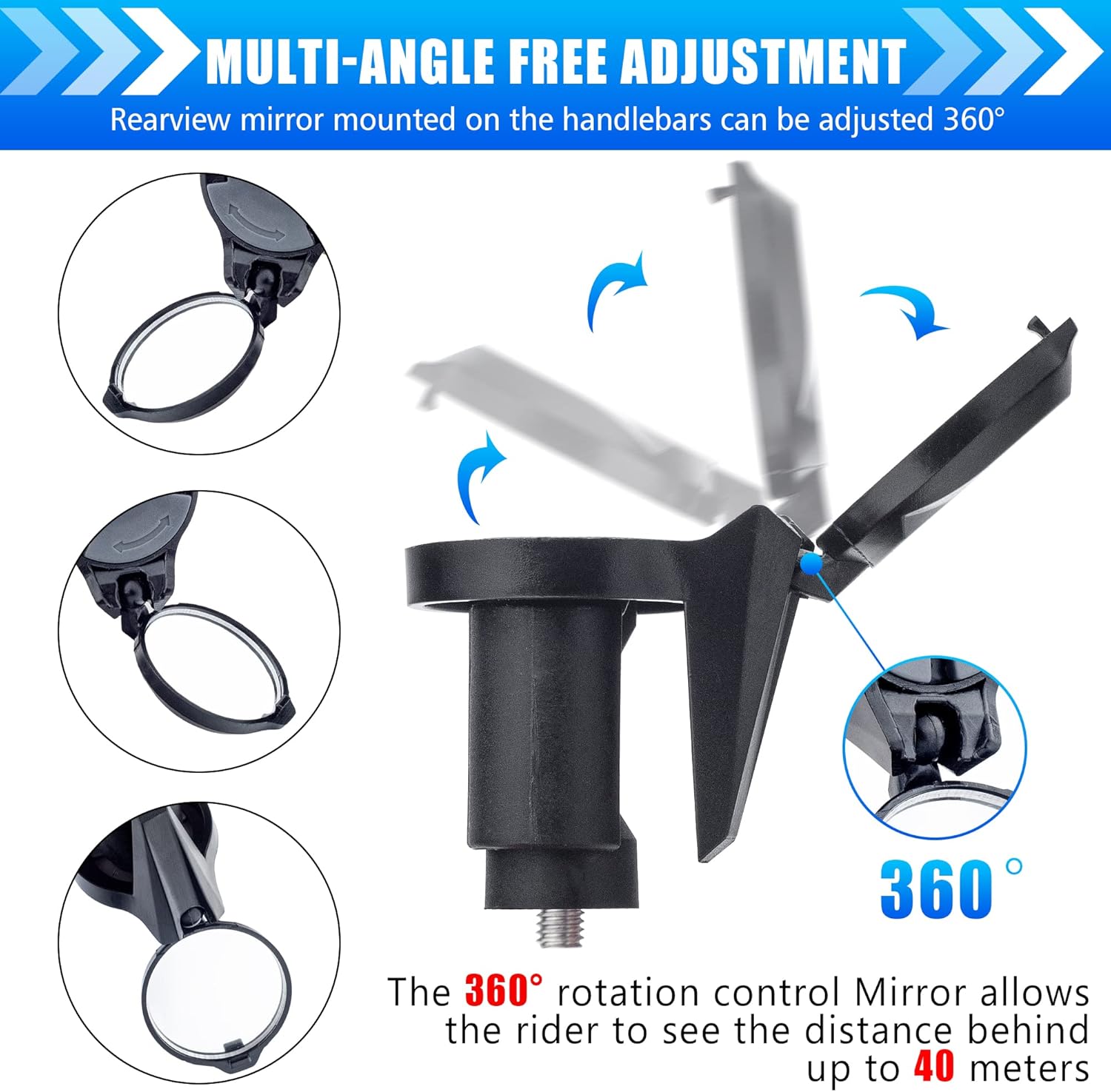 1/2 szt. Lusterko rowerowe wst – Mirror Handlebar Convex recenzja i cena