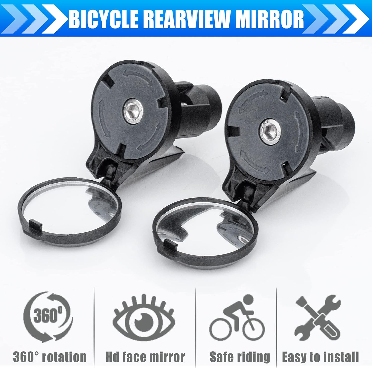 1/2 szt. Lusterko rowerowe wst – Mirror Handlebar Convex recenzja i cena