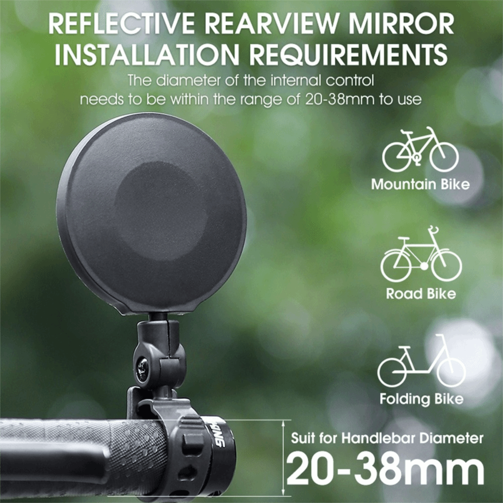 Szerokokątne lusterko rowerowe – Mirror Handlebar Convex recenzja i cena