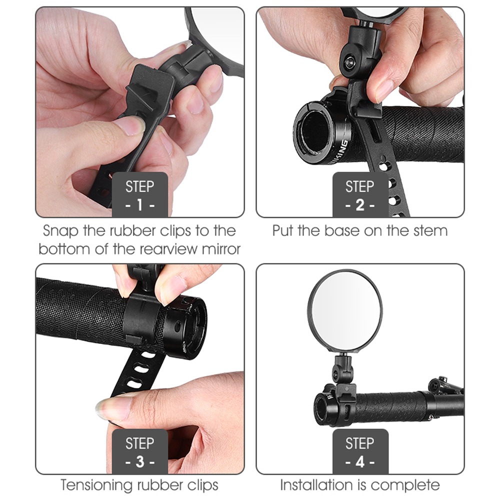Szerokokątne lusterko rowerowe – Mirror Handlebar Convex recenzja i cena