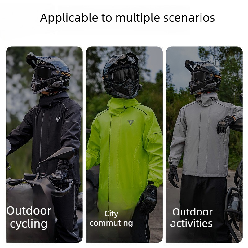 Wodoodporny kombinezon motocyk – Cycling Commute In Rain recenzja i cena