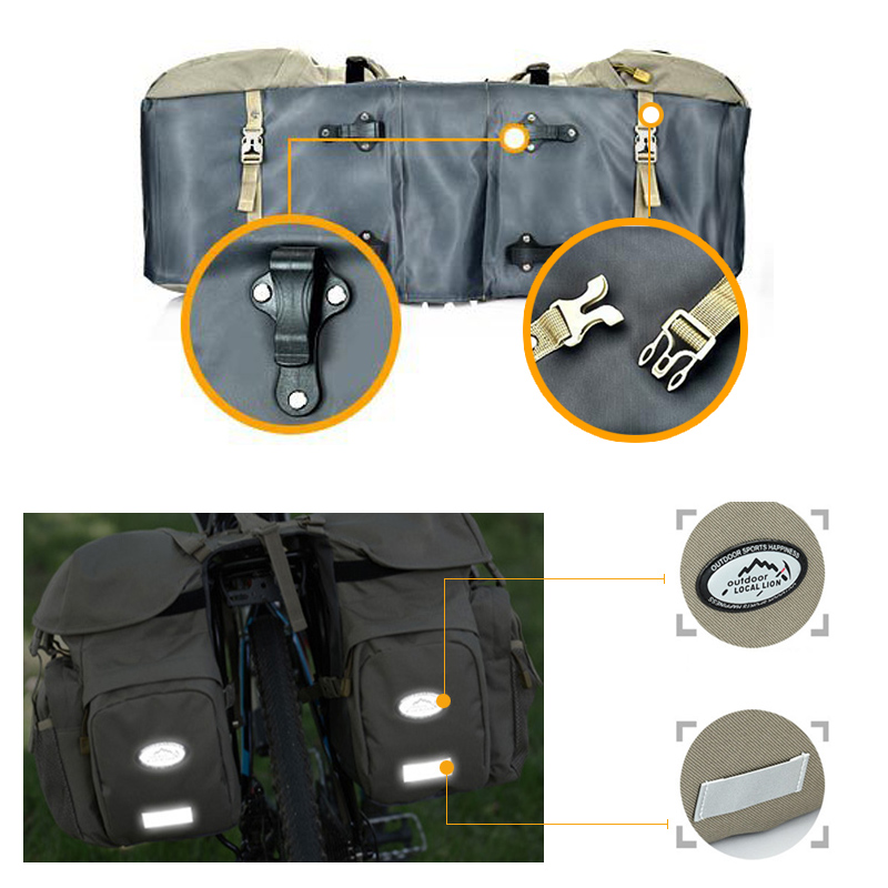 Torba rowerowa na bagażnik tyl – Panniers Waterproof Rear recenzja i cena